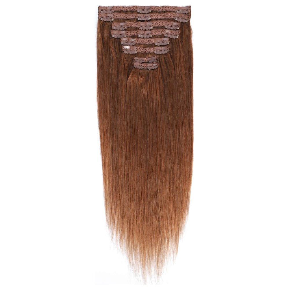 Dream Hair Health & Beauty Dream Hair Natural Brazilian Hair Top Single Weft 8 Pcs Straight 18''