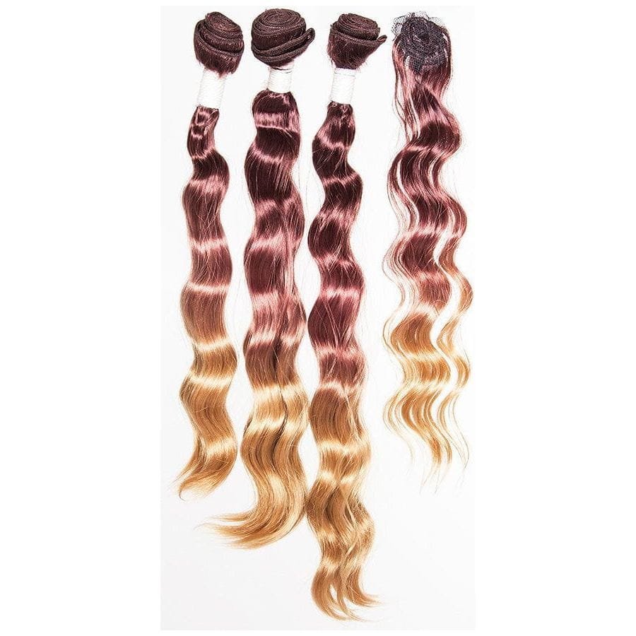 Dream Hair Health & Beauty Dream Hair Ombre Synthetic Weft 4Pcs Color: 4-10-27