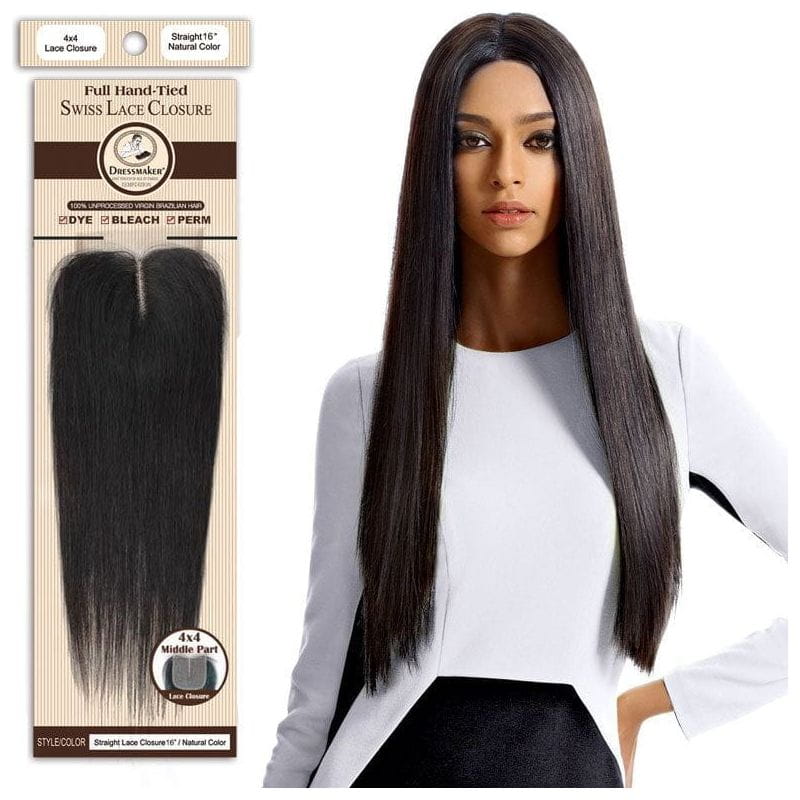 Dream Hair Health & Beauty Natural Brazilian TOP Part lace CLOSURE Straight Natural Color