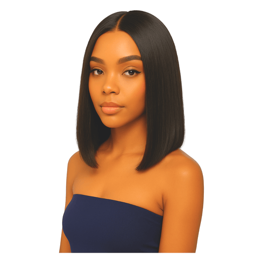 Dream Hair Health & Beauty Natural Dream Hair Bob wig 13*4 natural color