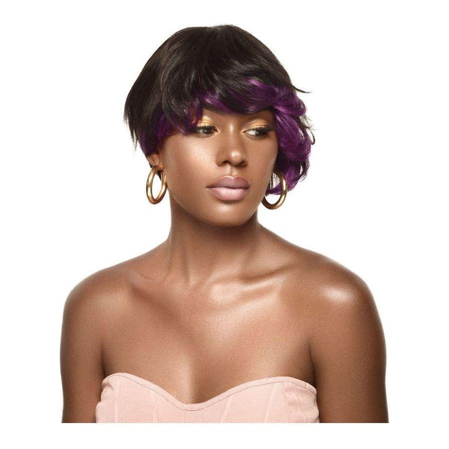 Dream Hair Health & Beauty Perruque HW Highlight Cheveux Humains, De vrais cheveux Perruque, Couleur:1B