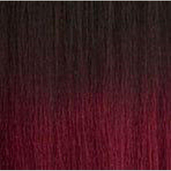 Dream Hair Health & Beauty Schwarz-Burgundy Mix Ombré #T1B/Burg Dream Hair Pony Tail 18"/45cm Synthetic Hair