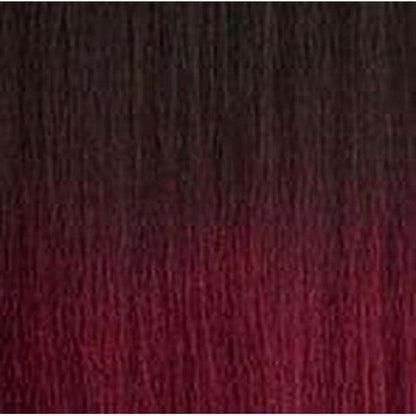 Dream Hair Health & Beauty Schwarz-Burgundy Mix Ombré #T1B/Burg Dream Hair S-Cuban Crochet Synthetic Hair