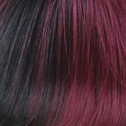 Dream Hair Health & Beauty Schwarz-Burgundy Mix #P1B/Burg Dream Hair S-Mega Weft Braids 20"/50cm Synthetic Hair