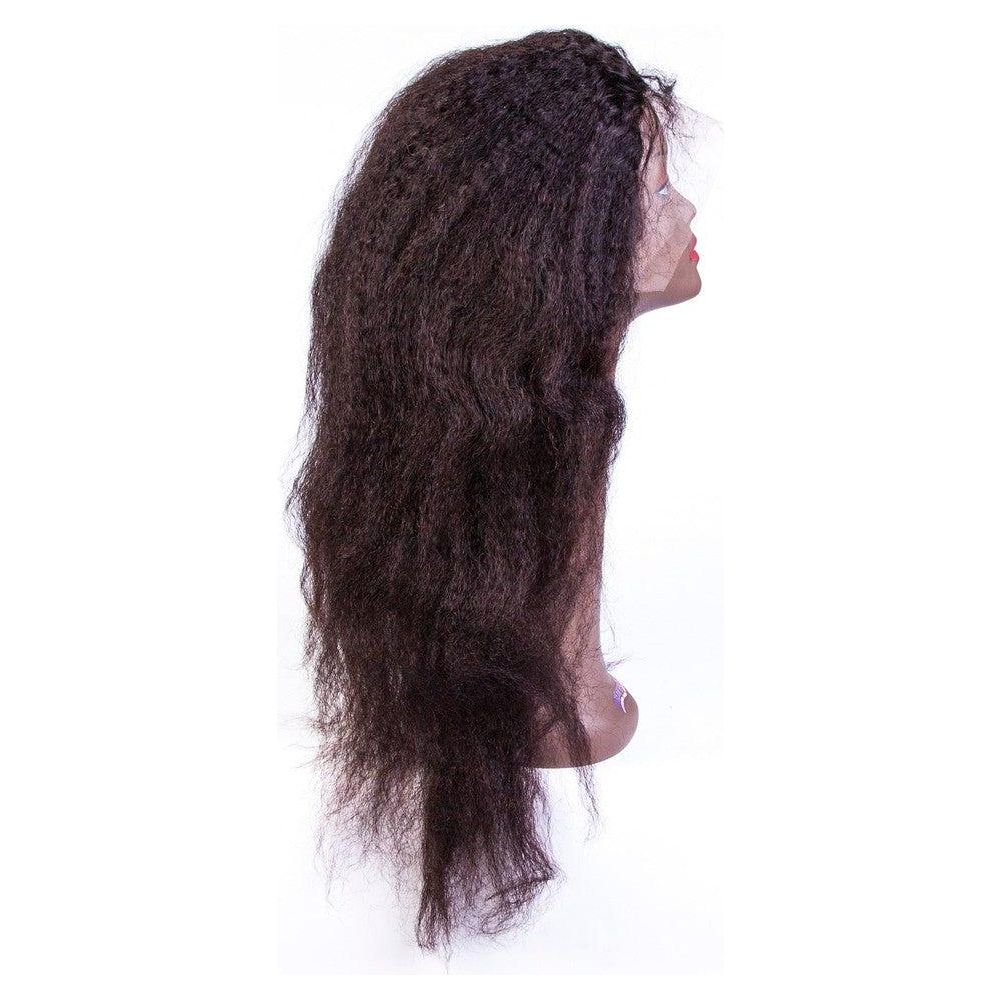 Dream Hair Natural Brazilian Hair Top Perücke Kinky Straight :Natural - Gtworld.de