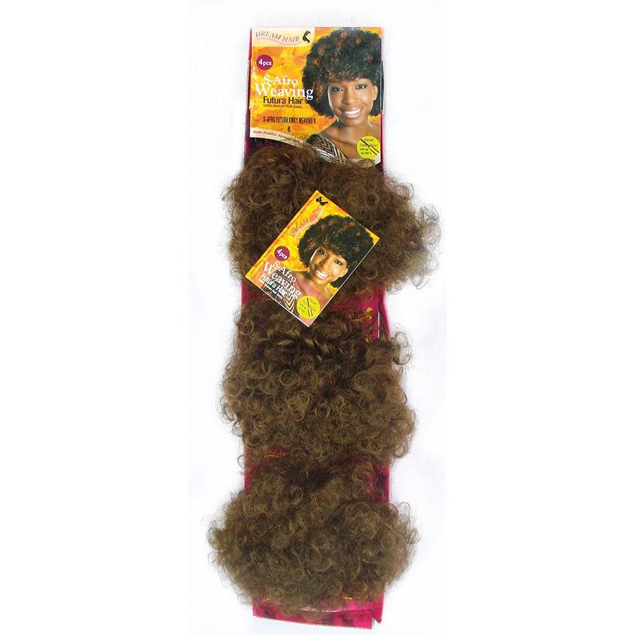 Dream Hair S - Afro Futura Kinky Weaving 9 Synthetic Hair 4 pcs. - Gtworld.de