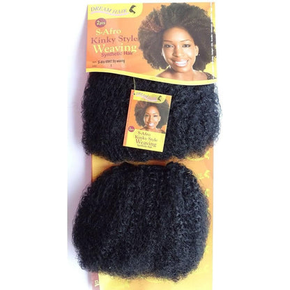 Dream Hair S - Afro Kinky Style Weaving Kunsthaar (2 Pcs.) - Gtworld.de