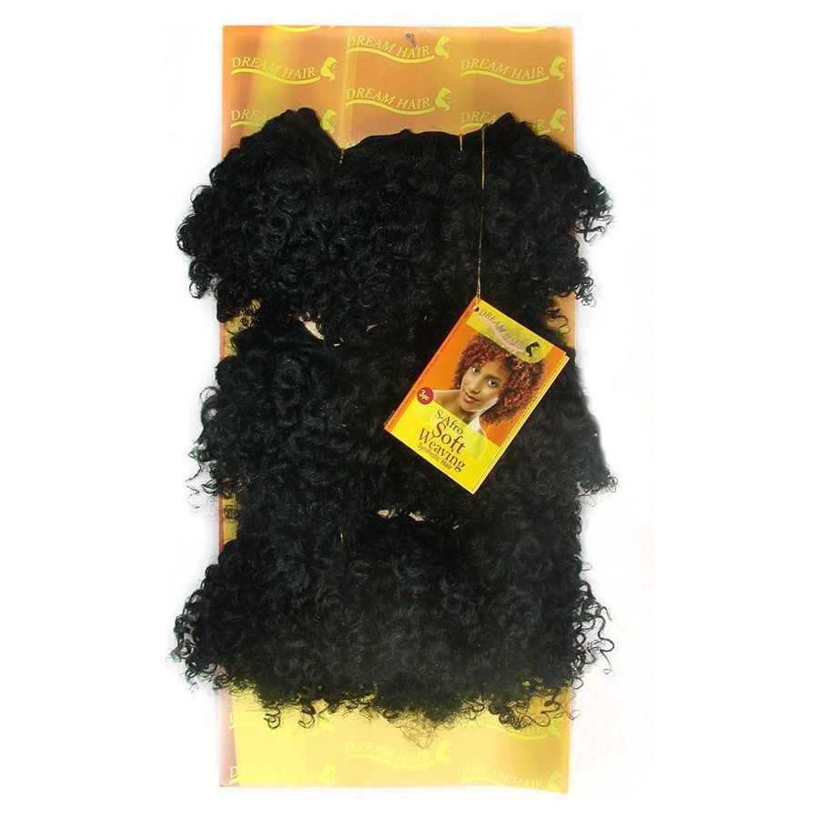 Dream Hair S-Afro Soft Weaving Synthetic Hair (3Pcs.)