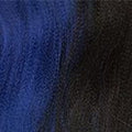 Dream Hair Schwarz-Blau Mix # 1B/Blue Dream Hair 8 Clip-In Ombre Extensions Cheveux synthétiques