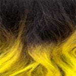 Dream Hair Schwarz-Gelb Mix Ombre