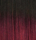 Dream Hair Schwarz-Rot Mix Ombré #T1B/530 Dream Hair S-Butterfly Locks 12'' _ Crochet Braid