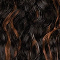 Dream Hair Schwarz-Rot Mix P1B/130 Dream Hair Pony 2000 B Extra Softer Hair - Kunsthaar