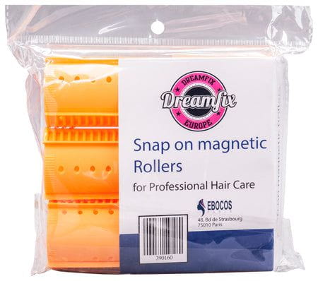Dreamfix Dream Fix Df Magnetic Snap On Rollers E Jumbo Orange (6 Stück/Pack)