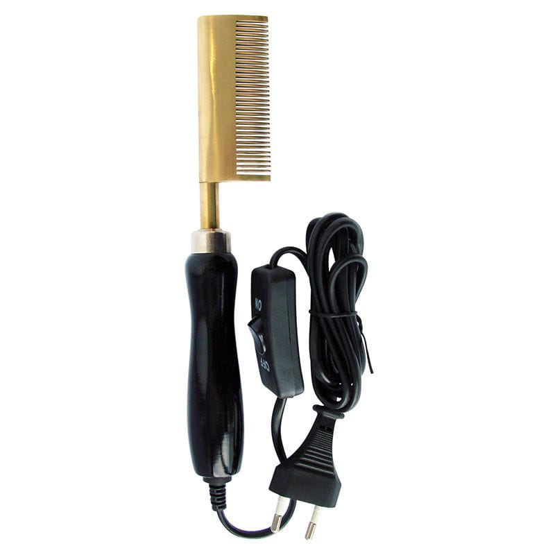 Dreamfix Dream Fix Elektrischer Haarglättungs-Kamm, Electric Hair Comb for Afro Hair - Curved