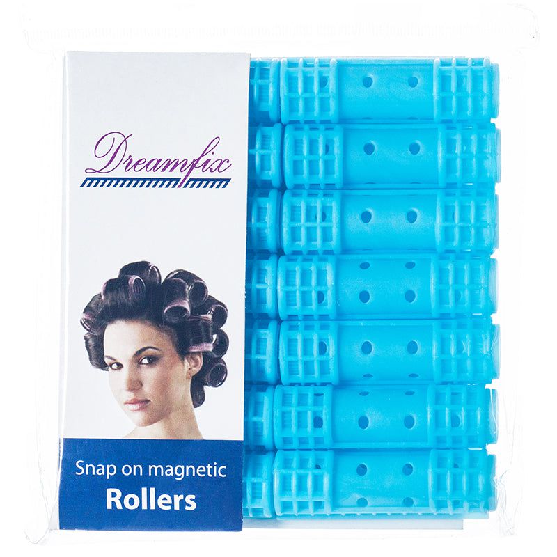 Dreamfix Dreamfix Df Magnetic Snap On Rollers A Small Blue 14 Stück/Pack