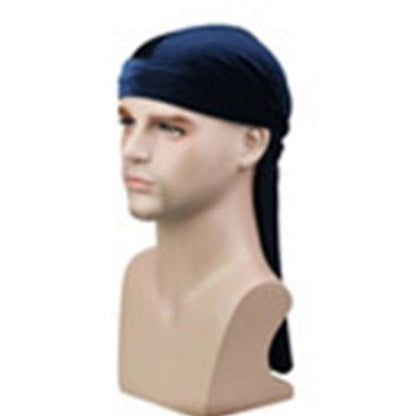 Dreamfix Dreamfix Durag Silky Velvet Cap Ultimate Compression for 360° Waves:Navy