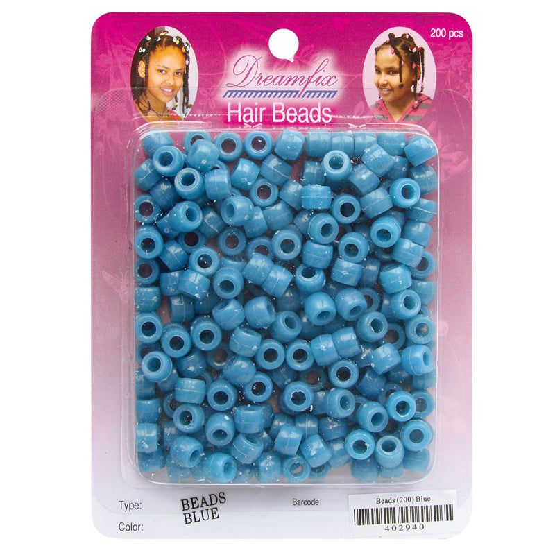 Dreamfix Dreamfix Hair Beads/Haarperlen, Blue, 200Er Pack