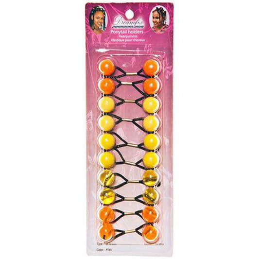 Dreamfix Ponytail Holders, 18mm, Yellow- Orange | gtworld.be 