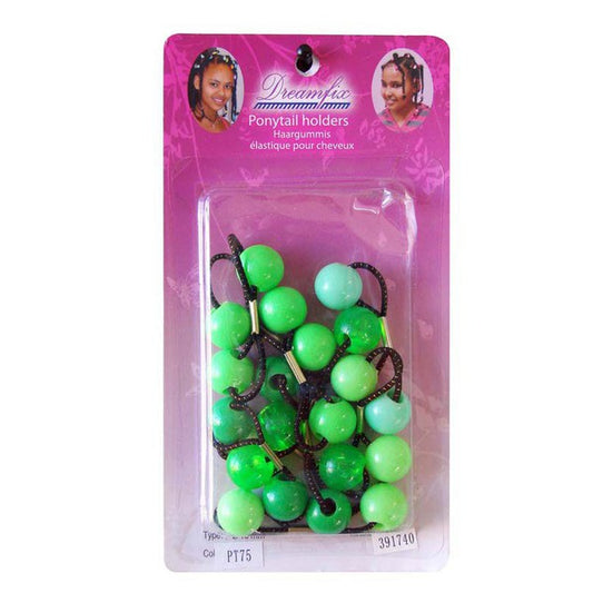 Dreamfix Dreamfix Ponytail Holders/Zopfhalter, 16 Mm, Green Tone, Col. Pt75