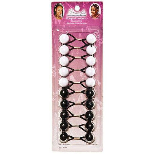 Dreamfix Ponytail Holders/Zopfhalter, 18 Mm, Black And White, Col. Pt69 | gtworld.be 