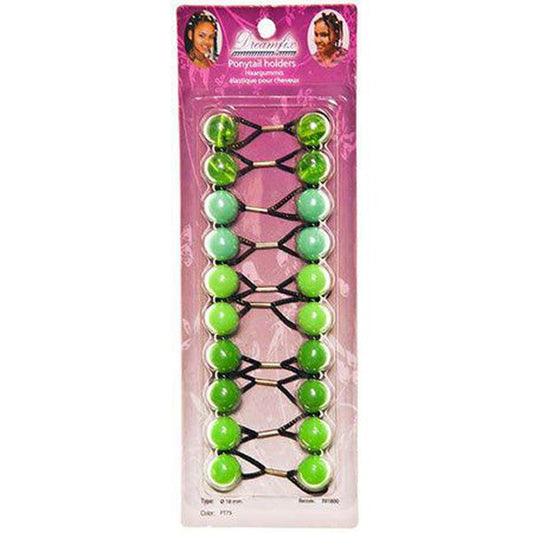 Dreamfix Dreamfix Ponytail Holders/Zopfhalter, 18 Mm, Green Tone, Col. Pt75