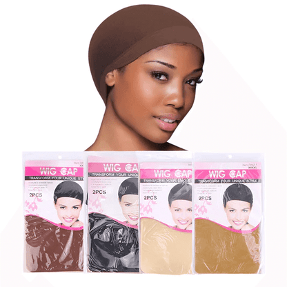 Dreamfix Dreamfix Wig Cap 2 pieces Per Pack Black/Brown/Dark Brown/Blonde