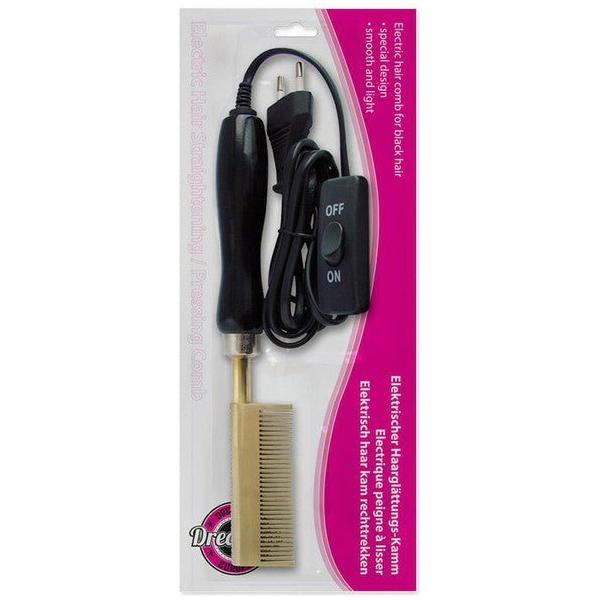 Dreamfix Elektrischer Haarglättungs - Kamm, Electric Hair Comb for Afro Hair - Large - Gtworld.de