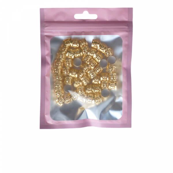 Dreamfix Gold 50Pcs Dreamfix Open Rings Hair Beads Gold /Silver 50Pcs