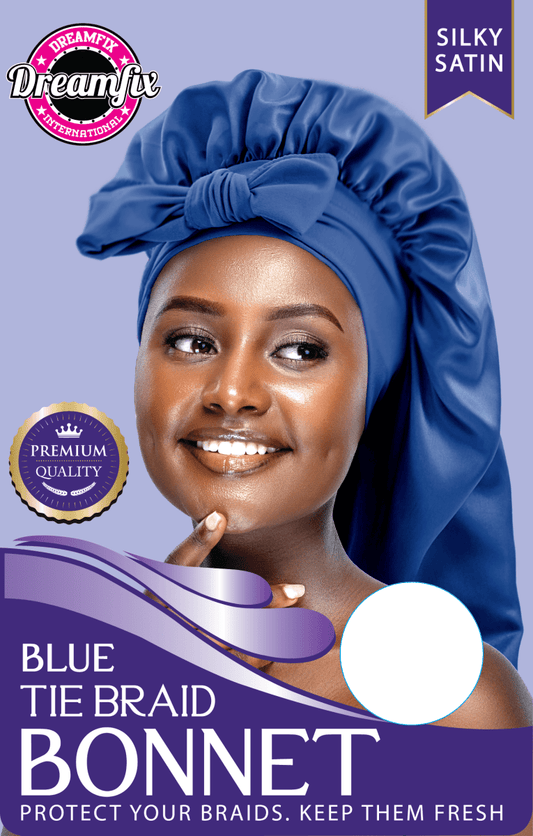 Dreamfix Health & Beauty Blue Dreamfix Tie Braid Bonnet