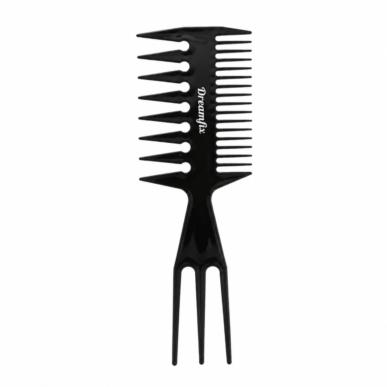 Dreamfix Health & Beauty Dreamfix 3 in 1 Double Finish Comb - Black