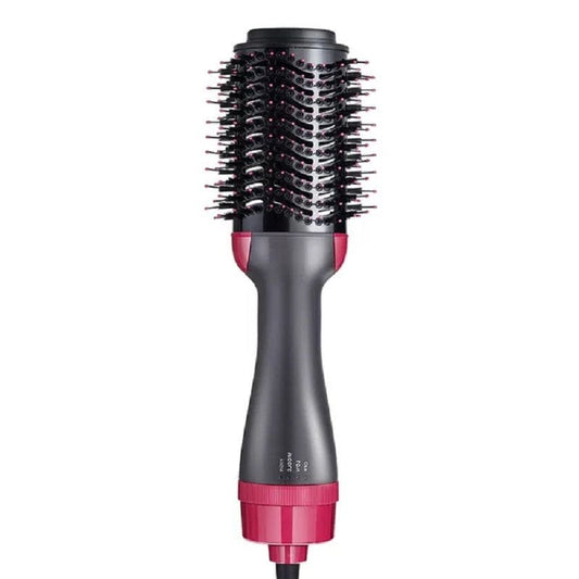 Dreamfix Health & Beauty Dreamfix 4-in-1 Hot Air Brush - Electric Hair Dryer & Styler (Black&Pink)