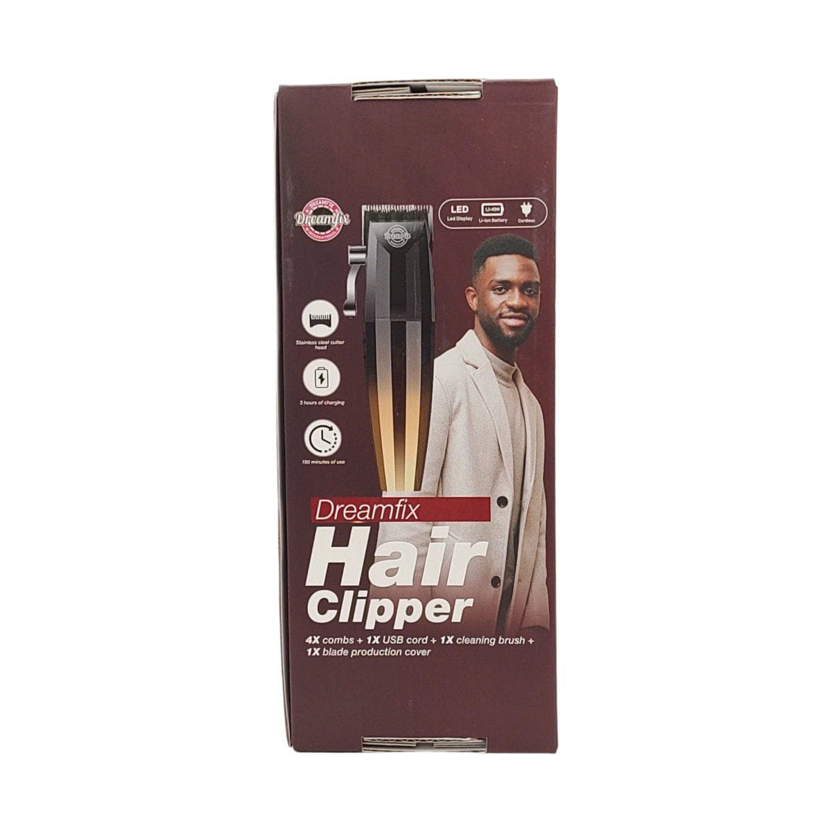 Dreamfix Health & Beauty Dreamfix Cordless Hair Clippers for Men – USB Rechargeable