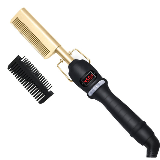 Dreamfix Health & Beauty Dreamfix Electric Ceramic Hot Comb – Adjustable Heat