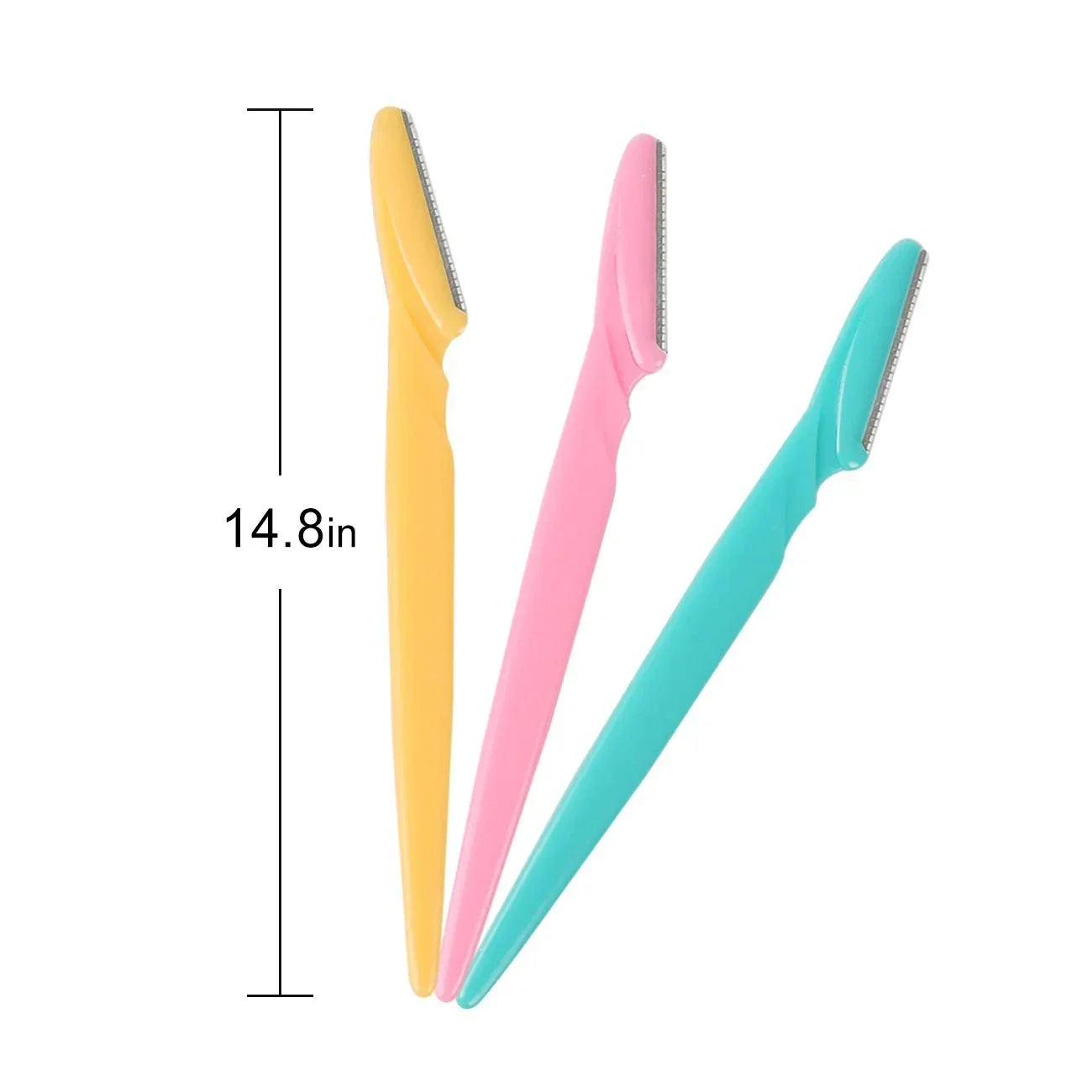 Dreamfix Health & Beauty Dreamfix Eyebrow Razor Pack Pink/Blue/Yellow (3 pcs)