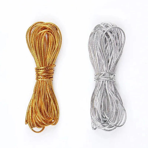Dreamfix Health & Beauty Dreamfix Gold &Silver Braided Hair Cord 1 meter String Accessories