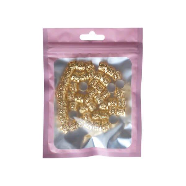 Dreamfix Health & Beauty Dreamfix Open Rings Hair Beads Gold 50Pcs Dreamfix Open Rings Hair Beads Gold /Silver 50Pcs