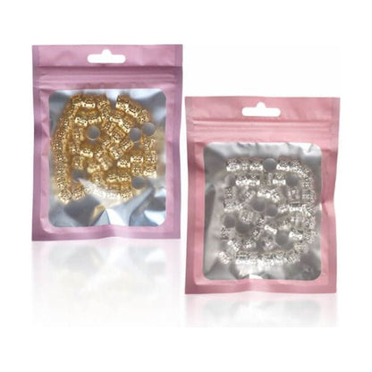 Dreamfix Health & Beauty Dreamfix Open Rings Hair Beads Gold /Silver 50Pcs