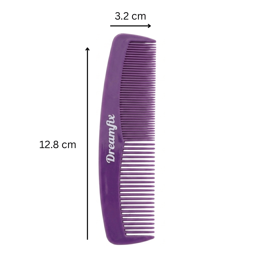 Dreamfix Health & Beauty Dreamfix - Peigne à double dent noir (petit et grand)