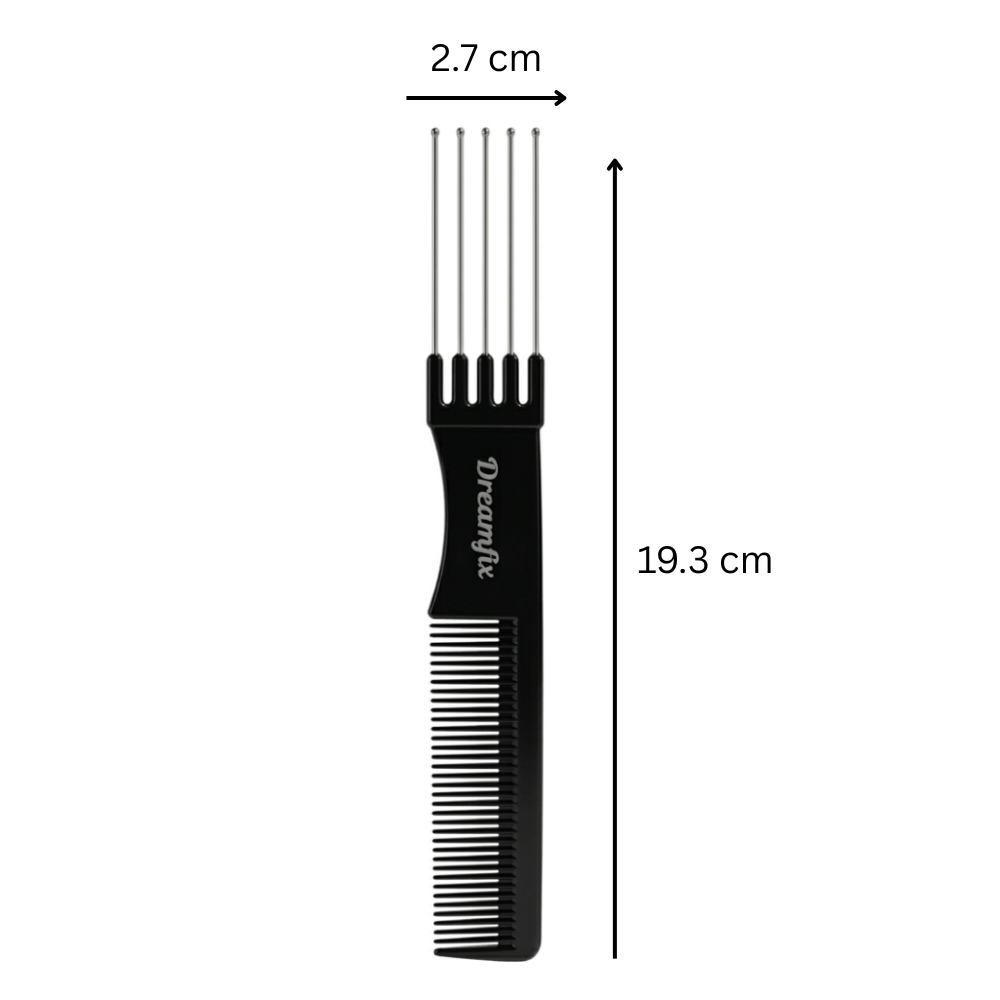 Dreamfix Health & Beauty Dreamfix - Peigne de coiffure (manche en métal)