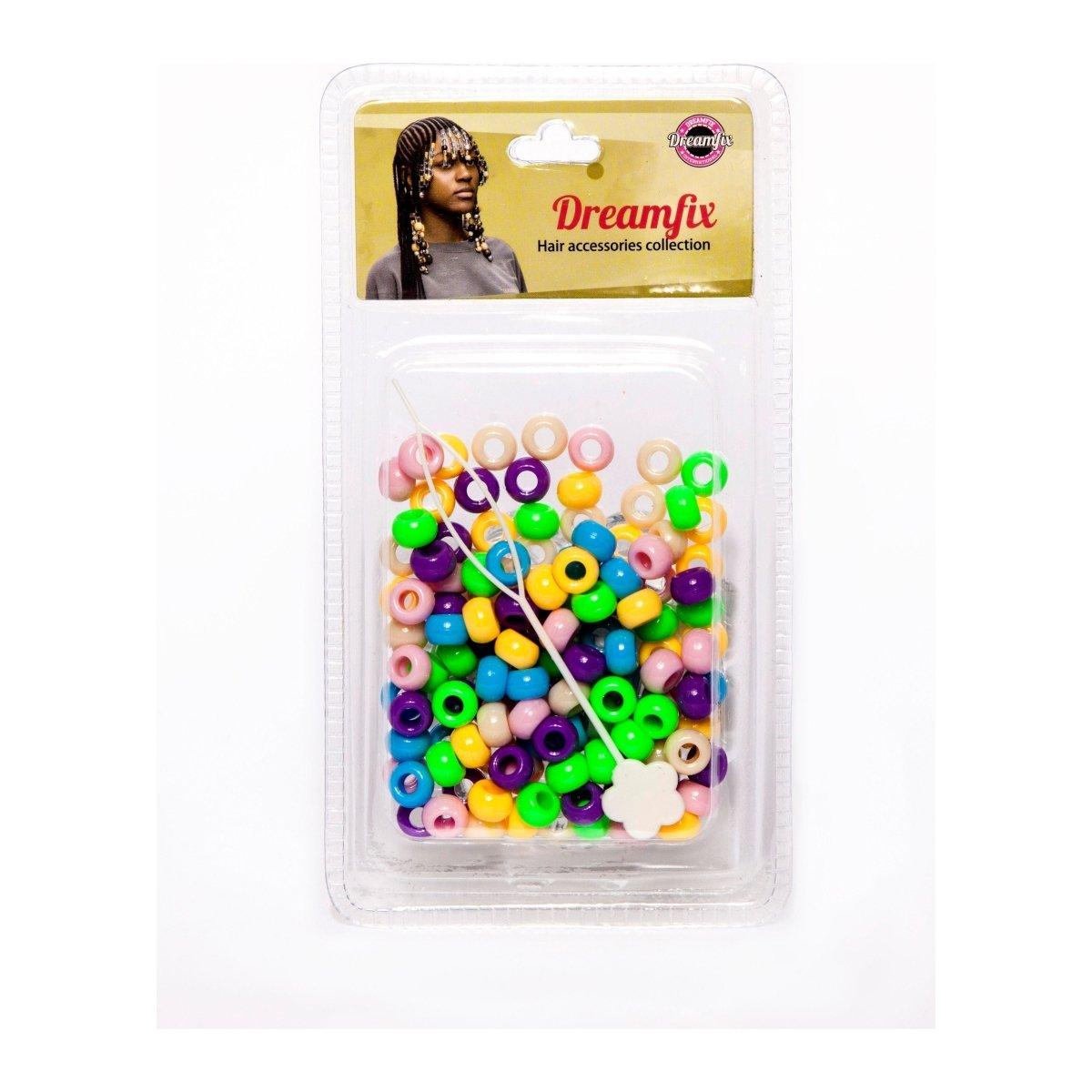 Dreamfix Health & Beauty Dreamfix Plastic Hair Beads For Kids Assorted