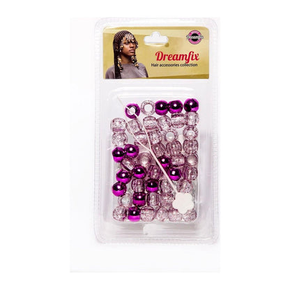 Dreamfix Health & Beauty Dreamfix Plastic Hair Beads For Kids Assorted