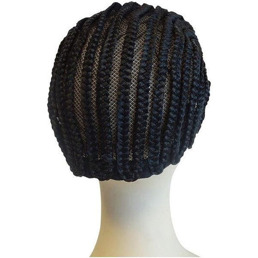 Dreamfix Health & Beauty Dreamfix Wig Cornrow Weaving Cap Straight back :1B Large