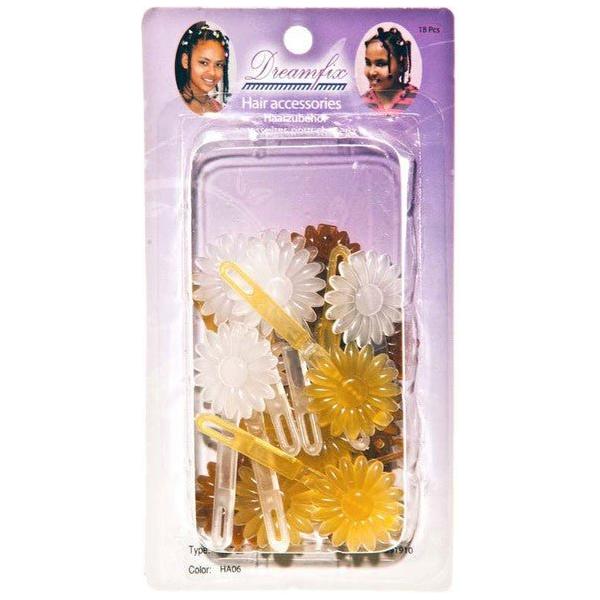 Dreamfix Health & Beauty Ha06 Dreamfix Kids Hair Accessories, Assorted Colour, 18Pcs