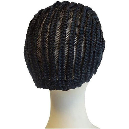 Dreamfix Health & Beauty Straight back :1B Large DreamFix Cornrow Wig and Weaving Cap