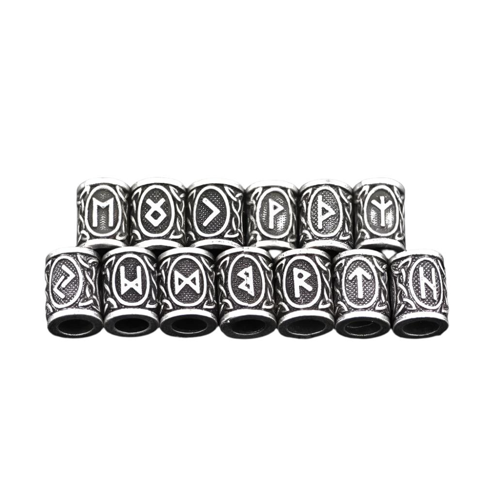 Dreamfix Vintage Silver Viking Letter DIY Bracelets 24pcs - Gtworld.de