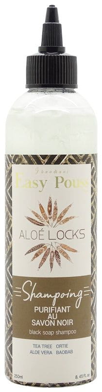 Easy Pouss Easy Pouss Aloe Locks Black Soap Shampoo 250ml