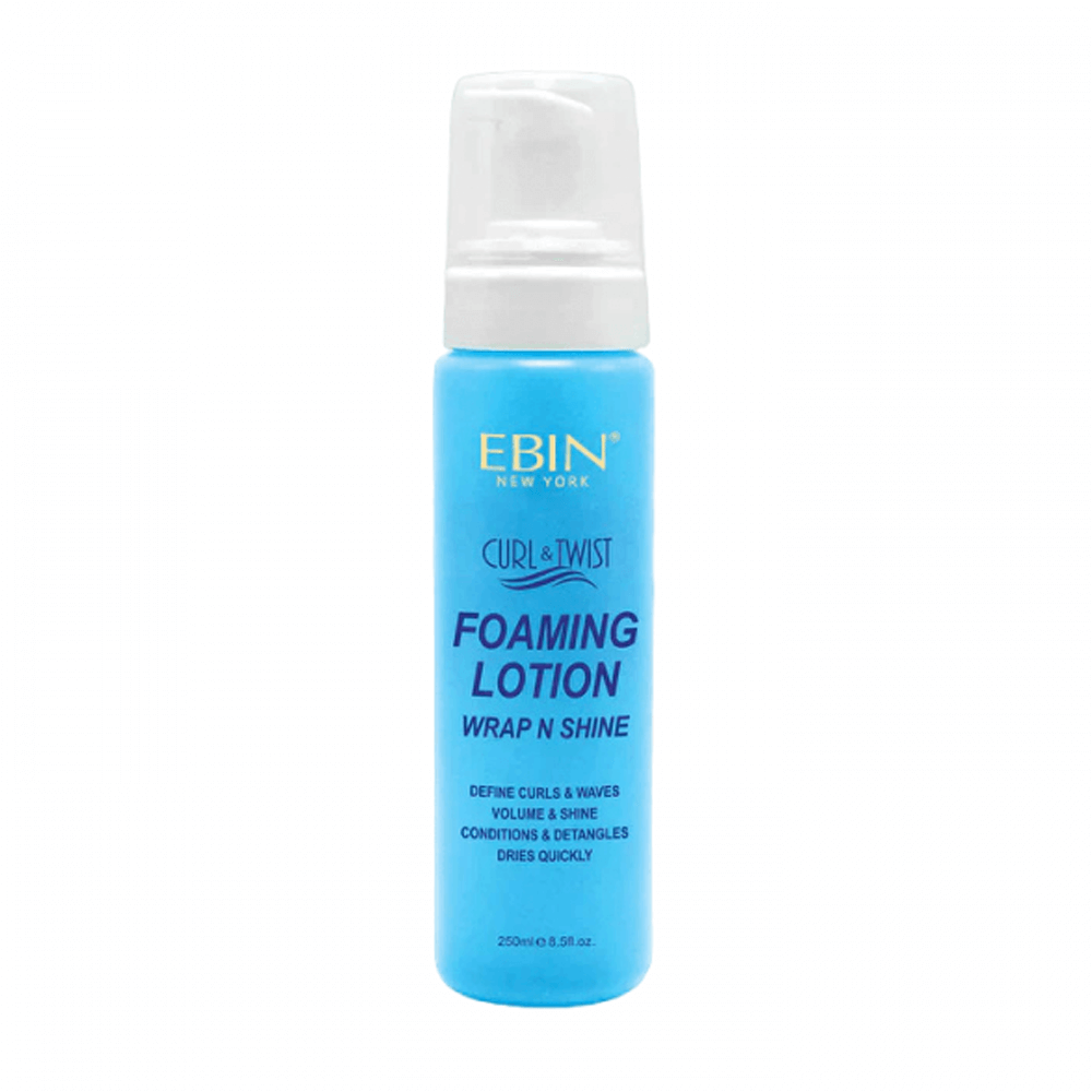 Ebin New York Curl & Twist Foaming Lotion Wrap N Shine - Original 250ml | gtworld.be 