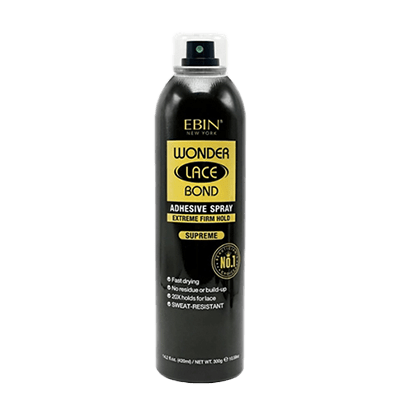 Ebin New York Wonder Lace Bond Adhesive Spray Extreme Firm Hold Supreme 420/180/80 ml | gtworld.be 