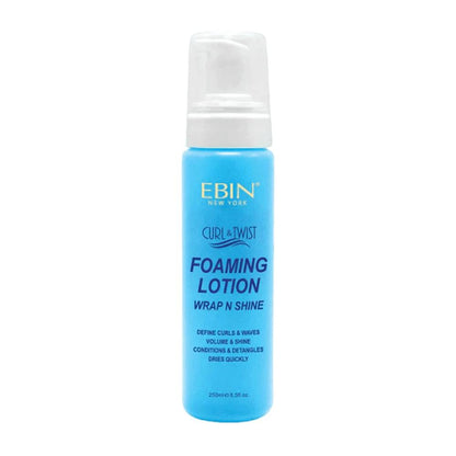 Ebin New York Health & Beauty Ebin New York Curl & Twist Foaming Lotion Wrap N Shine - Original 250ml