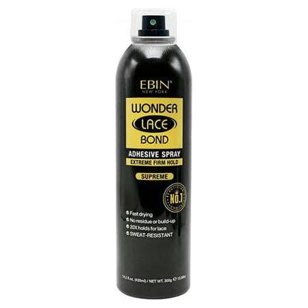 Ebin New York Health & Beauty Ebin New York Wonder Lace Bond Adhesive Spray Extreme Firm Hold Supreme 420/180/80 ml